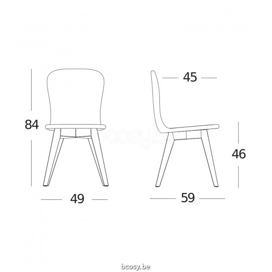 Vincent Sheppard Vincent Sheppard Yann Dining Chair Natural Oak Wood frame Nacré Lloyd Loom.