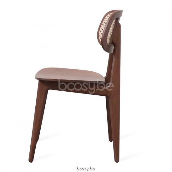 Vincent Sheppard Titus Fauteuil cadre en Hêtre Tabac Tapissé sur mesure.