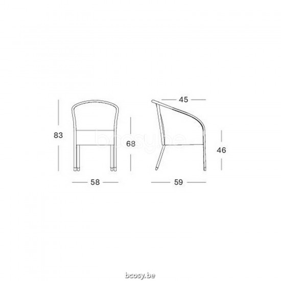 Vincent Sheppard Vincent Sheppard Chester Dining Chair Pure White Lloyd Loom.
