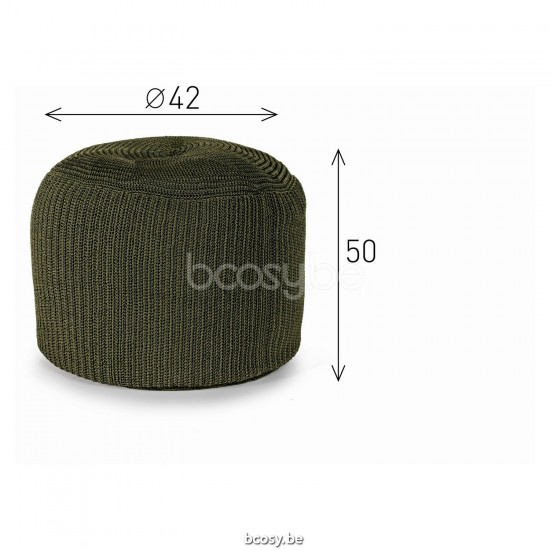 Vincent Sheppard Vincent Sheppard Otto Pouf Moss Crochet Polypropylene.