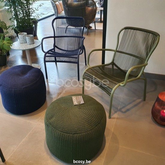 Vincent Sheppard Otto Pouf Cordon Crocheté Mousse Polypropylène.