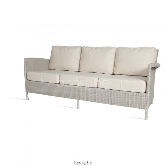 Vincent Sheppard Safi Loungesofa 3s Old Lace Wicker Polyethyleen.