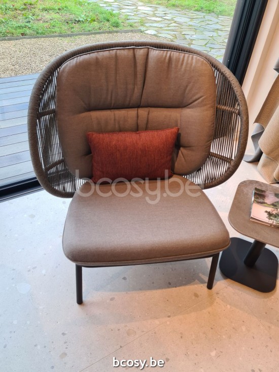 Vincent Sheppard Kodo Cocoon Fossil Grey Aluminium frame.