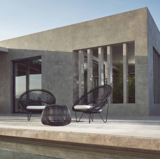 Vincent Sheppard Roy Cocoon Zwart Stalen frame.