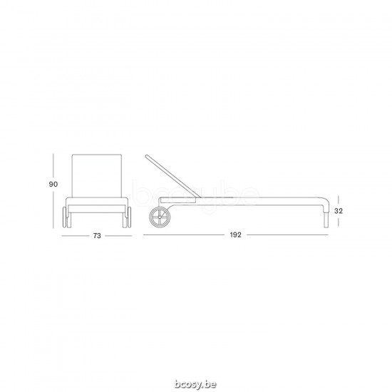 Vincent Sheppard Vincent Sheppard Safi Sunlounger Old Lace Wicker Polyethylene.