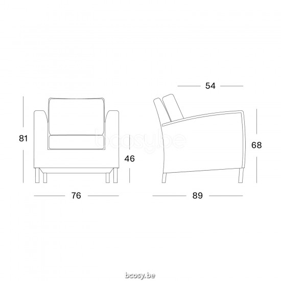 Vincent Sheppard Vincent Sheppard Dovile Lounge Chair Nacré Lloyd Loom.