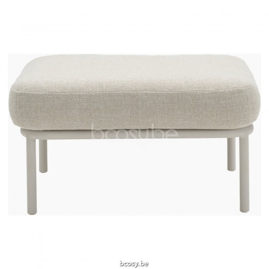 Vincent Sheppard Kodo Ottoman modulaire Cadre en Aluminium Blanc dune Corde Blanc dune Polypropylène.