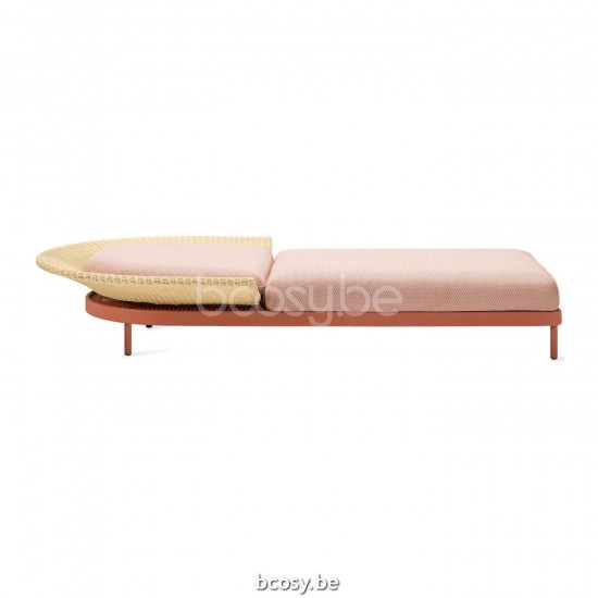 Vincent Sheppard Wicked lits de jardin bain de soleil Fauteuils de relaxation chaises longues Cadre en Aluminium Terre cuite 