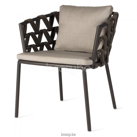 Vincent Sheppard Leo Stoel Lava Aluminium frame Lava Touw Acryl.