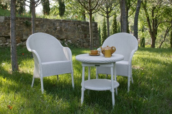 Vincent Sheppard Nice Chaise Lloyd Loom Neige.