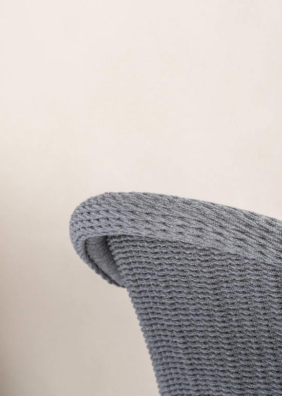 Vincent Sheppard EDGARD Chaise - Teck Remi Chaise Cadre en Teck non traité Corde Gris fossile Polypropylène.