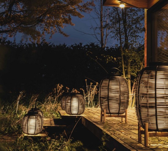 Vincent Sheppard TIKA Laterne - noir Tika Lanterne Petite Cordon en osier Noir Polyéthylène.