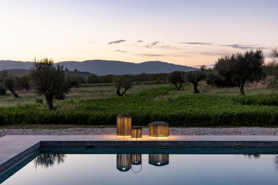 Vincent Sheppard Mora lanternes d'extérieurs Cadre en Acier Noir Corde Gris fossile Polypropylène.