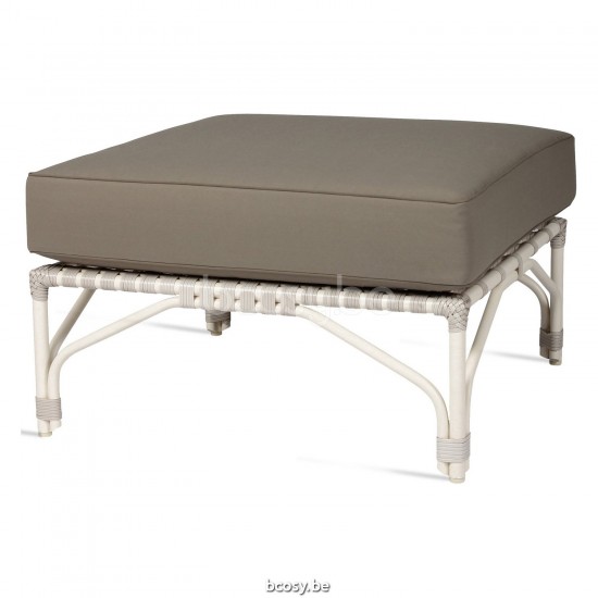 Vincent Sheppard Lucy Modulaire Loungeset salontafel Gebroken Wit Wicker koord Polyethyleen.