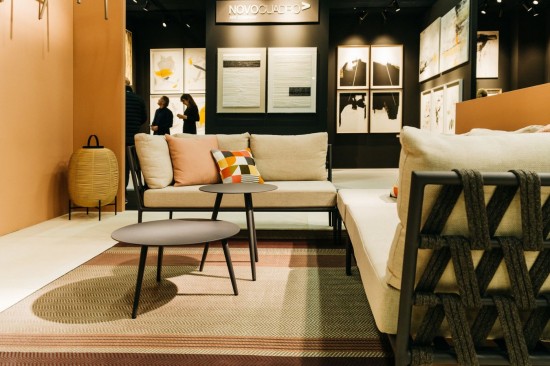 Vincent Sheppard Leo Tables d'appoint de jardin Cadre en Aluminium Lave Round.