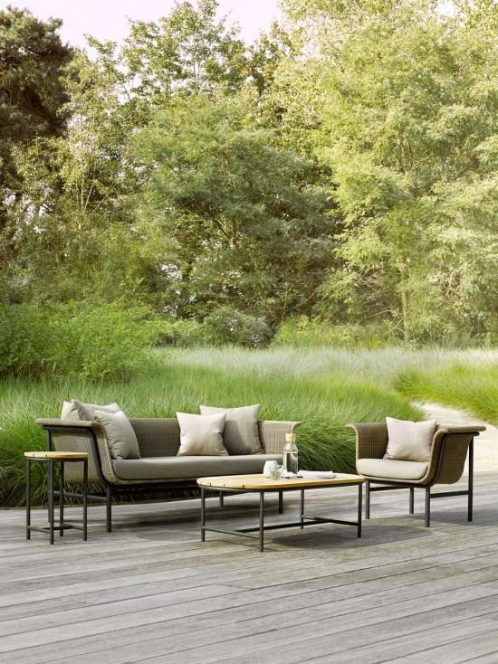 Vincent Sheppard Wicked tuinsalontafels bijzettafels koffietafels voor buiten terras Zwart Aluminium frame Round.