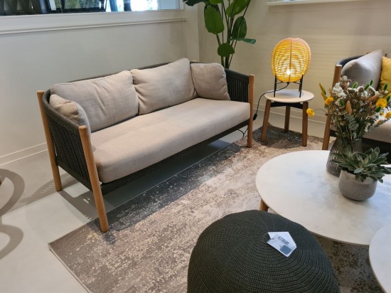 Vincent Sheppard Lento Garten Beistelltische Rahmen aus Unbehandeltes Teakholz Round.