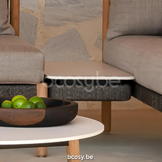 Vincent Sheppard Lento Modulaire verbindingstafels Antraciet-Steenkool Touw Polypropyleen.