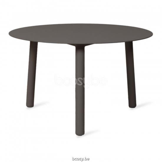 Vincent Sheppard Vincent Sheppard Lilo Round garden Coffee Table Dia 60 Fossil Grey Aluminium frame Fossil Grey Aluminium top