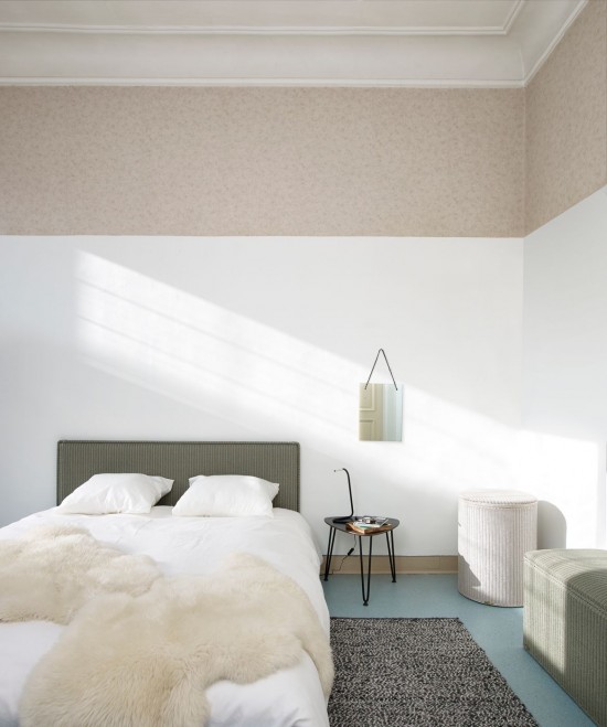 Vincent Sheppard Luca 168 Tête de lit Lloyd Loom Galet.