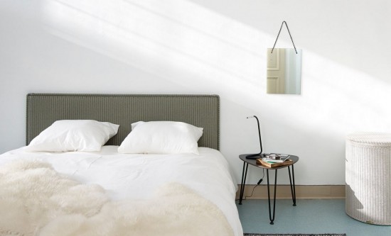 Vincent Sheppard Luca 188 Tête de lit Lloyd Loom Galet.