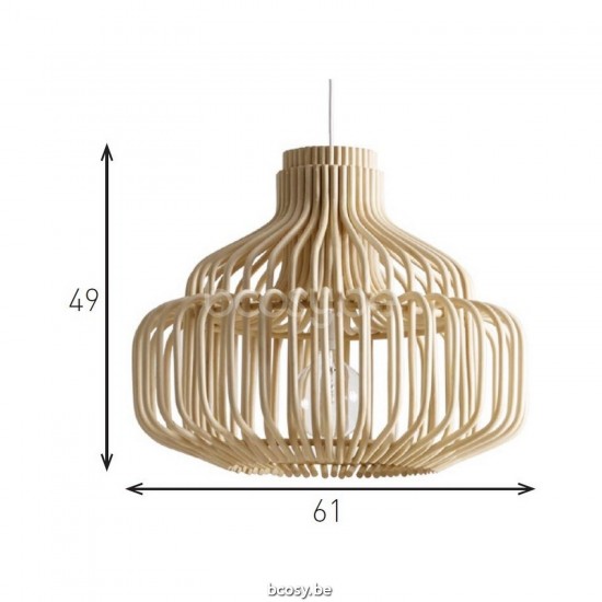 Vincent Sheppard Vincent Sheppard Endless Rattan Pendant Lamp Pure Natural Pure Natural Rattan.
