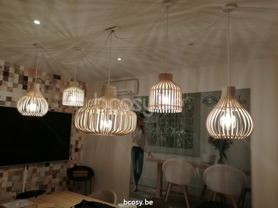 Vincent Sheppard Firefly Naturel Lampe pendante en rotin petite Rotin Naturel.