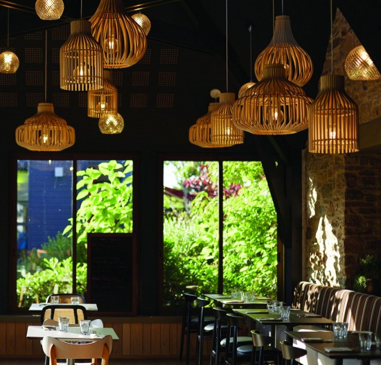 Vincent Sheppard Bulb Naturel Lampe pendante en rotin petite Rotin Naturel.