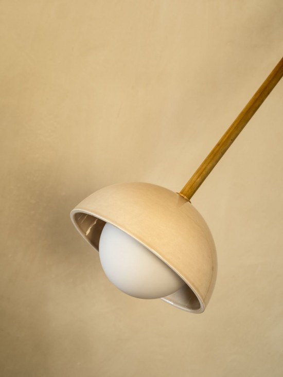 Vincent Sheppard Arvin Lampe pivotante Céramique Mushroom.