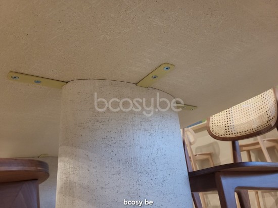 Vincent Sheppard Ari tables a manger de repas cadre en Minéral Blanc lunaire 275x120.