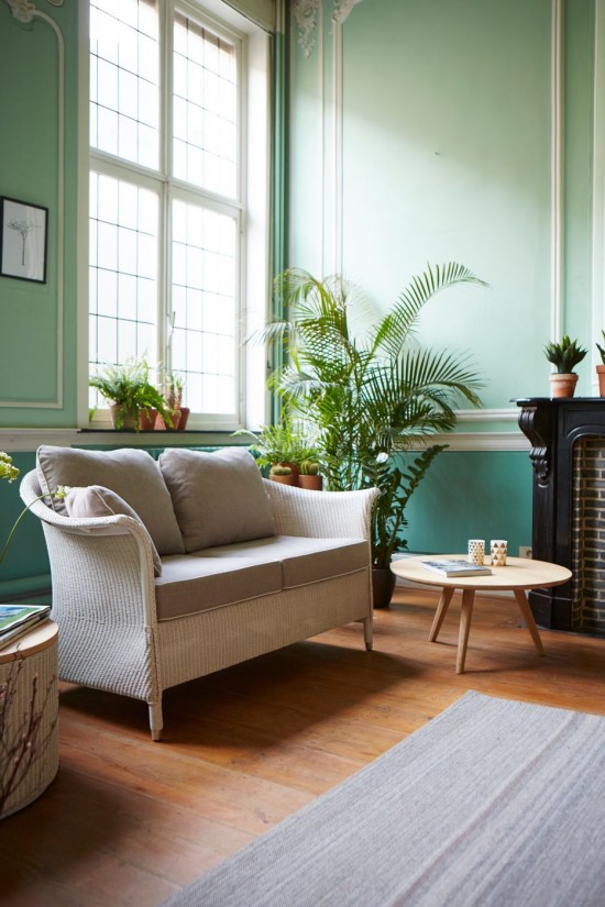 Vincent Sheppard Victor Canapé de salon Lloyd Loom Blanc pur.