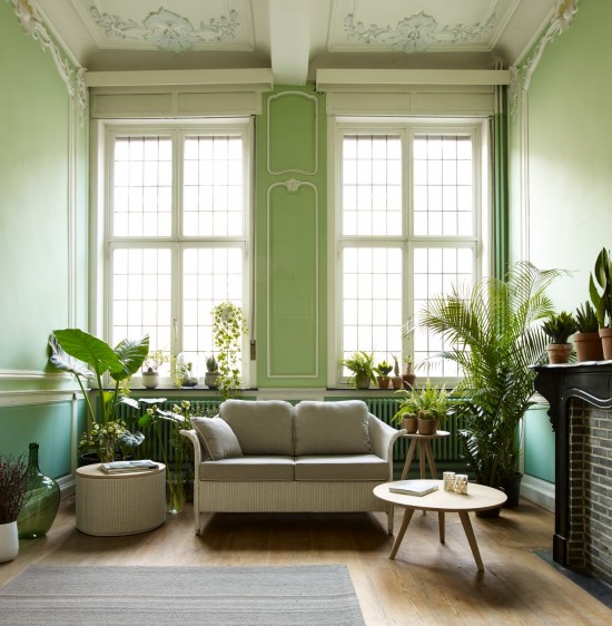 Vincent Sheppard Victor Lounge Sofa Reines Weiß Lloyd Loom.