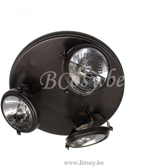 Authentage Centonze on round plate 3L- halogen Bronze CEN003R30.