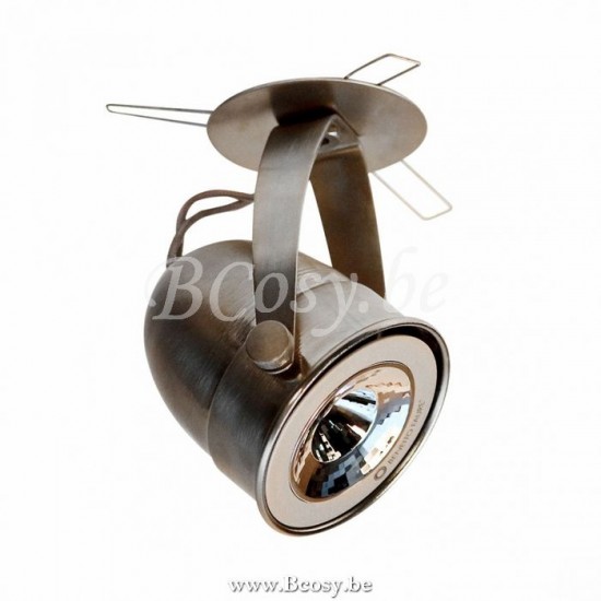 Authentage COM101I70 COMÈTE Einbaustrahler BA15d Br. nickel Authentage Einbaustrahler Spot Beleuchtung Spotleuchte.