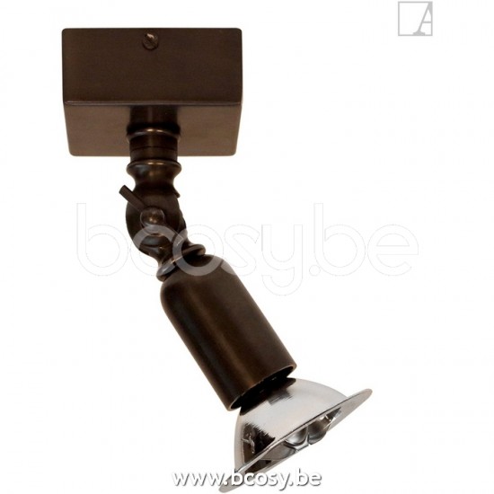 Authentage FIH001V70 FISTON Aufbaustrahler GU10 Bronze Authentage Anbaustrahler Spotleuchten Aufbauleuchte.