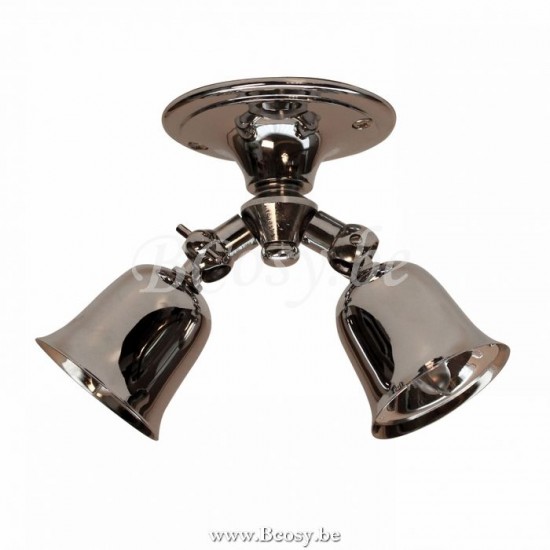 Authentage FLT201G83 FLEURE opbouwspot Chrome Authentage Opbouwspots.