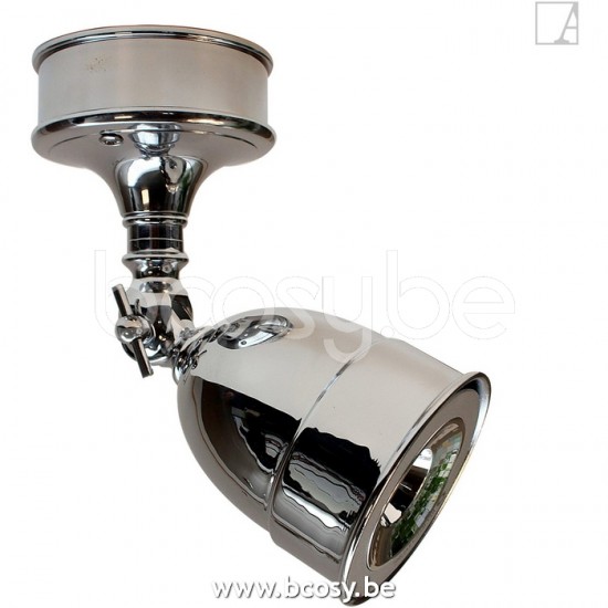 Authentage POI2L1F83 POIRE opbouwspot GU10 Chrome Authentage Opbouwspots.