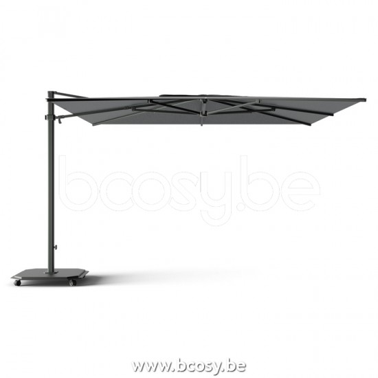 Jardinico JCP401 370x370 Square Cantilever Parasol Pole Black Canopy Onyx Sunbrella Plus Marine.