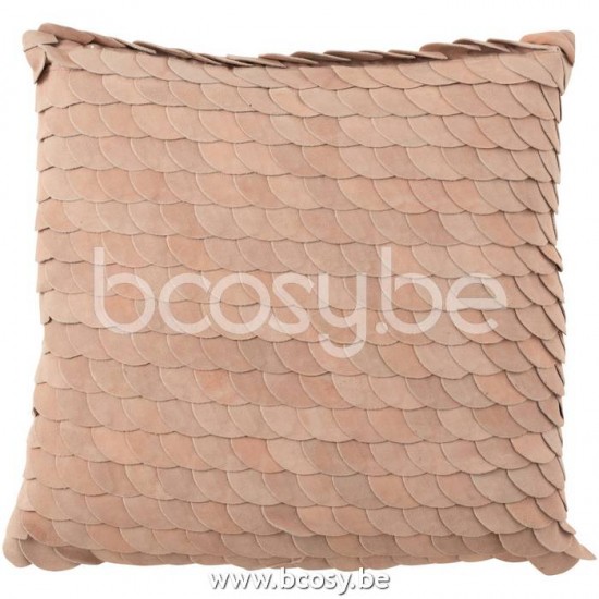 J Line Jline Cushion Scal Squar Leather Pk cushion