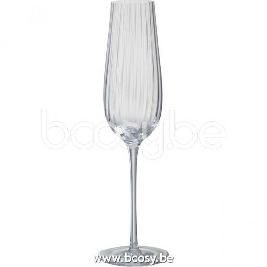J Line Jline Champagne Glass Stripes Glass Transparent glasses