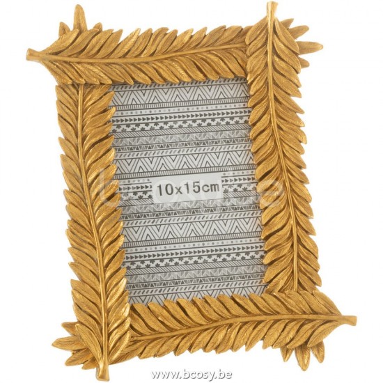 J Line Jline Jolipa 26486 Kader Bladeren Lang Poly Goud Small