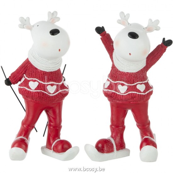 Jline 26847 Figuren Figurines Figurines Figuren Figuritas Sculture DECORATIE Winter Kerst