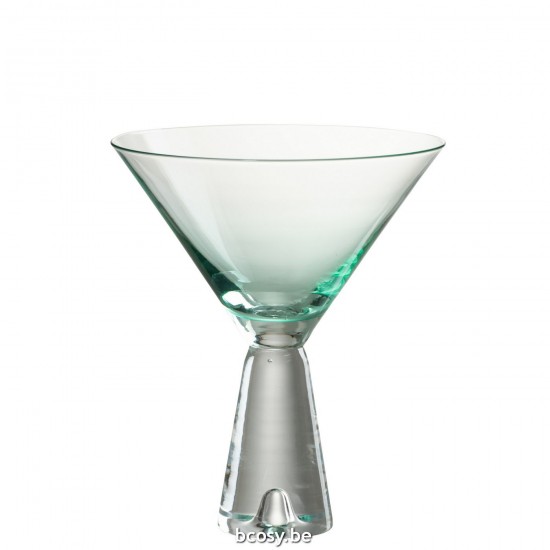 Jline Cocktailglas Lewis Glas Transparant Azuur.