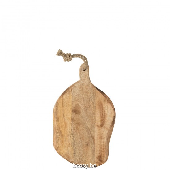 J Line Cutting Board Oval Organic Wood Small chopping boards.