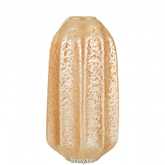 Jline Vase Glas Hell Orange Large vases.