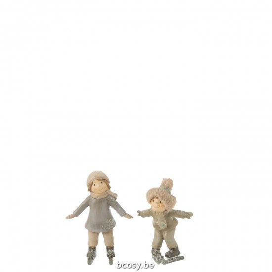 Jline 35320 Figuren Figurines Figurines Figuren Figuritas Sculture DECORATIE Winter Kerst.