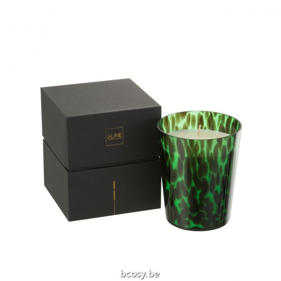 J Line Candela Profumata Noa Verde Medium68O Vela Perfumada Noa Verde Medium68H.