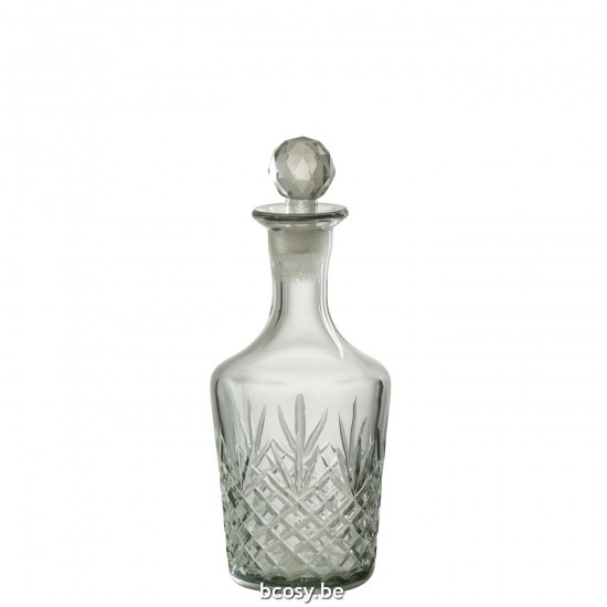 Jline Fles Faune Glas Transparant Large.