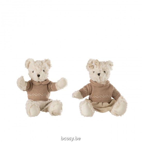 Jline 37026 Teddyberen Peluches Teddy Bears Plüschtiere Osos Orsecchiotti TEXTIEL Pluche.