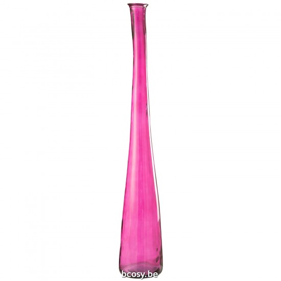 Jline Vase Noah Glas Fuchsia Large Große Vasen hohe Vasen.